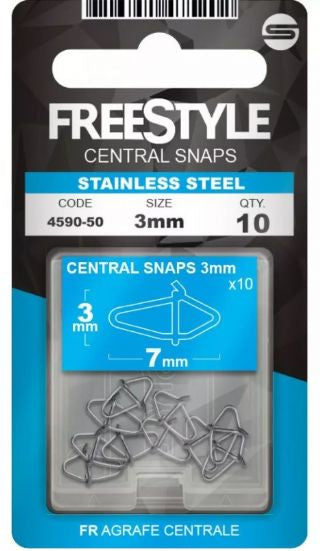 SPRO FREESTYLE Reload Stainless Central Snap