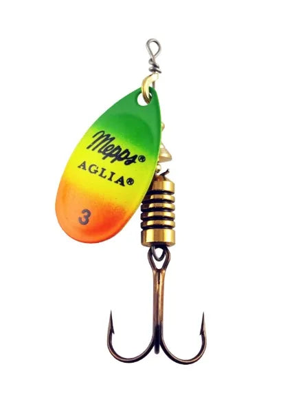 Mepps AGLIA FLUO, TIGER/GOLD, SIZE 3, 6.5g