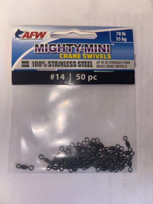 AFW MIGHTY-MINI CRANE SWIVELS GUNMETAL FINISH